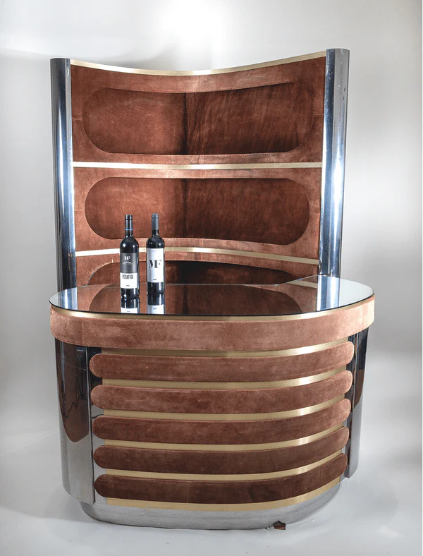 Hollywood Regency Bar by Willy Rizzo, 1970s - Main Image