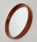 60s wooden mirror made in Italy - COLLECTORS RDAM
