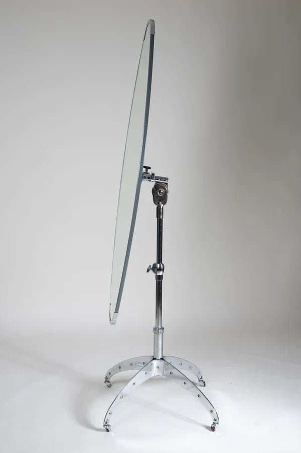 80s Mirror by Yasuaki Sasamoto for Li Qian, Japan in hammerite - COLLECTORS RDAM