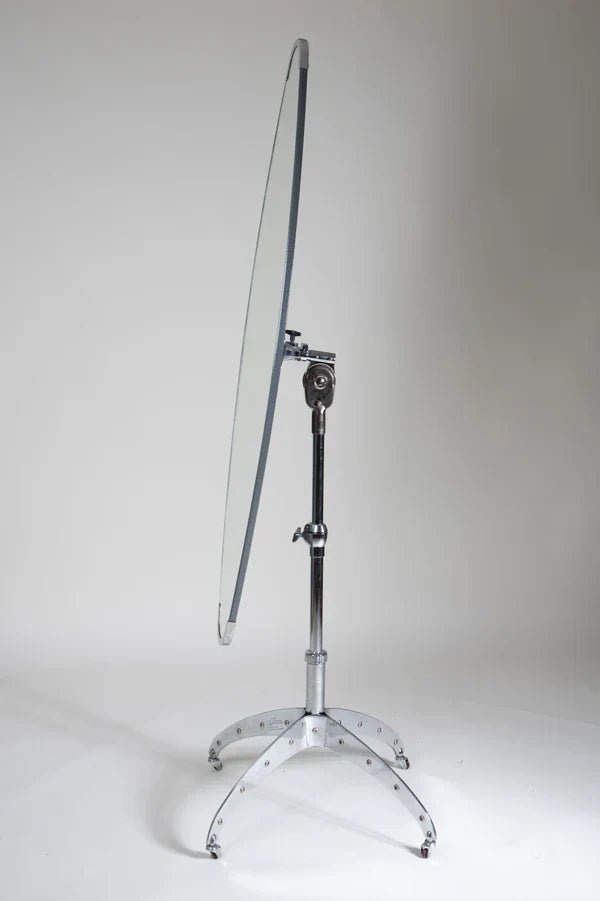 80s Mirror by Yasuaki Sasamoto for Li Qian, Japan in hammerite - COLLECTORS RDAM