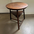 Antique wooden tripod side - table, late 18th century, Belgium - COLLECTORS RDAM