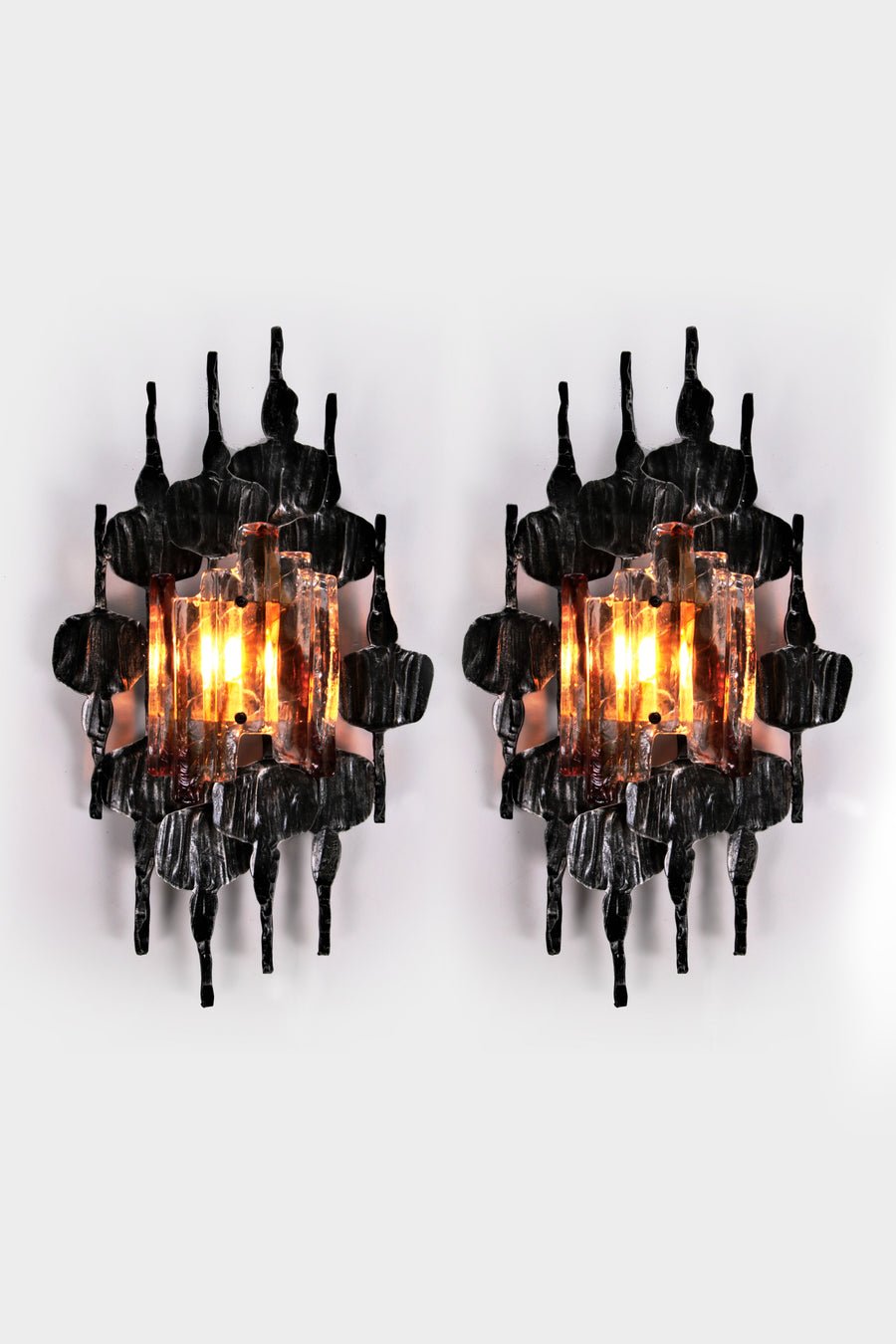Brutalist Wall Lamps by Tom Ahlstrom & Hans Ehrlich - COLLECTORS RDAM