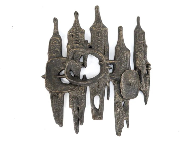 Brutalist wall sculpture 'Poortwachters' - COLLECTORS RDAM