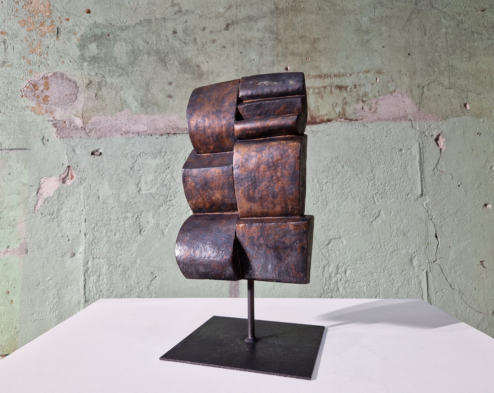 Copper Glaze Cor Dam Sculpture in Fireclay, 1970s - Collectors - Net.Work