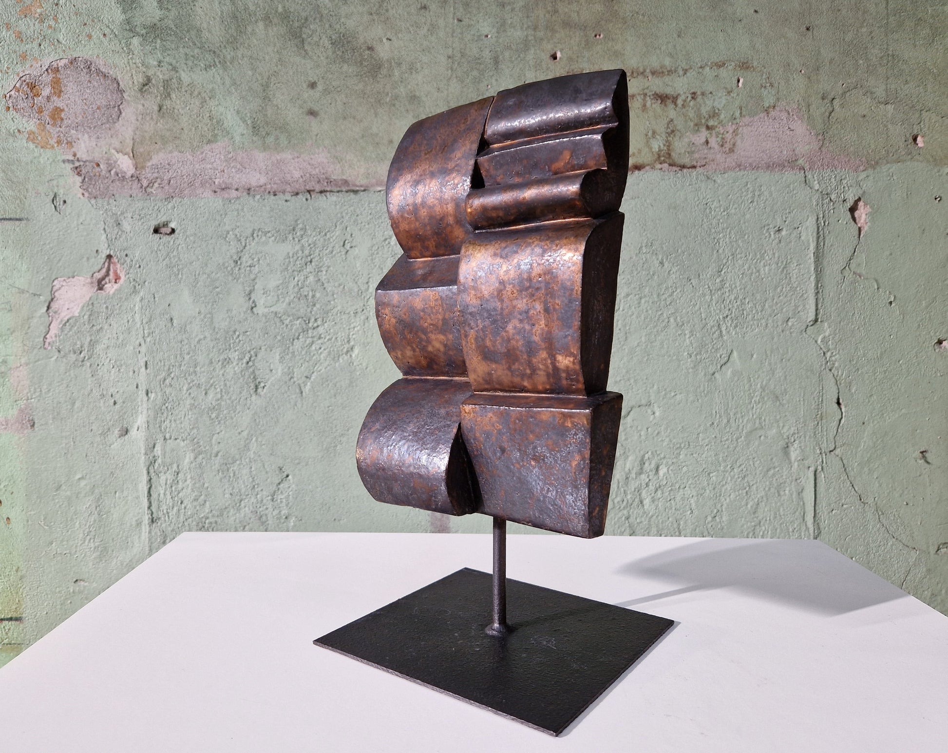 Copper Glaze Cor Dam Sculpture in Fireclay, 1970s - Collectors - Net.Work