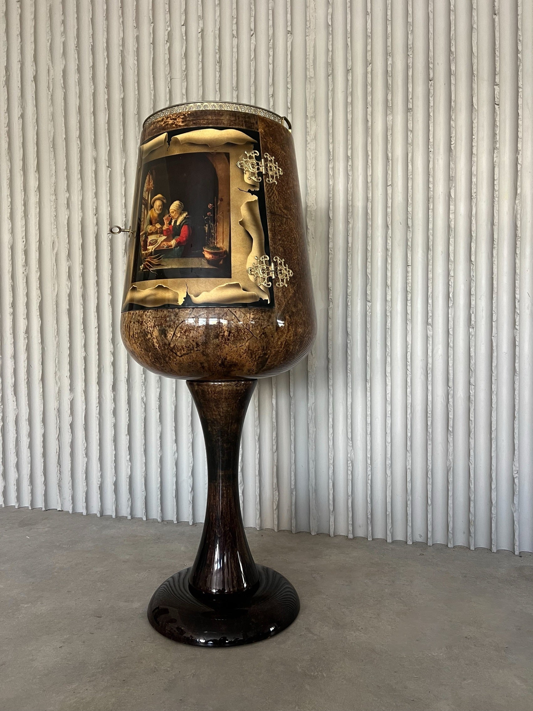 Dry bar by Aldo Tura, Italy 1960s - COLLECTORS RDAM