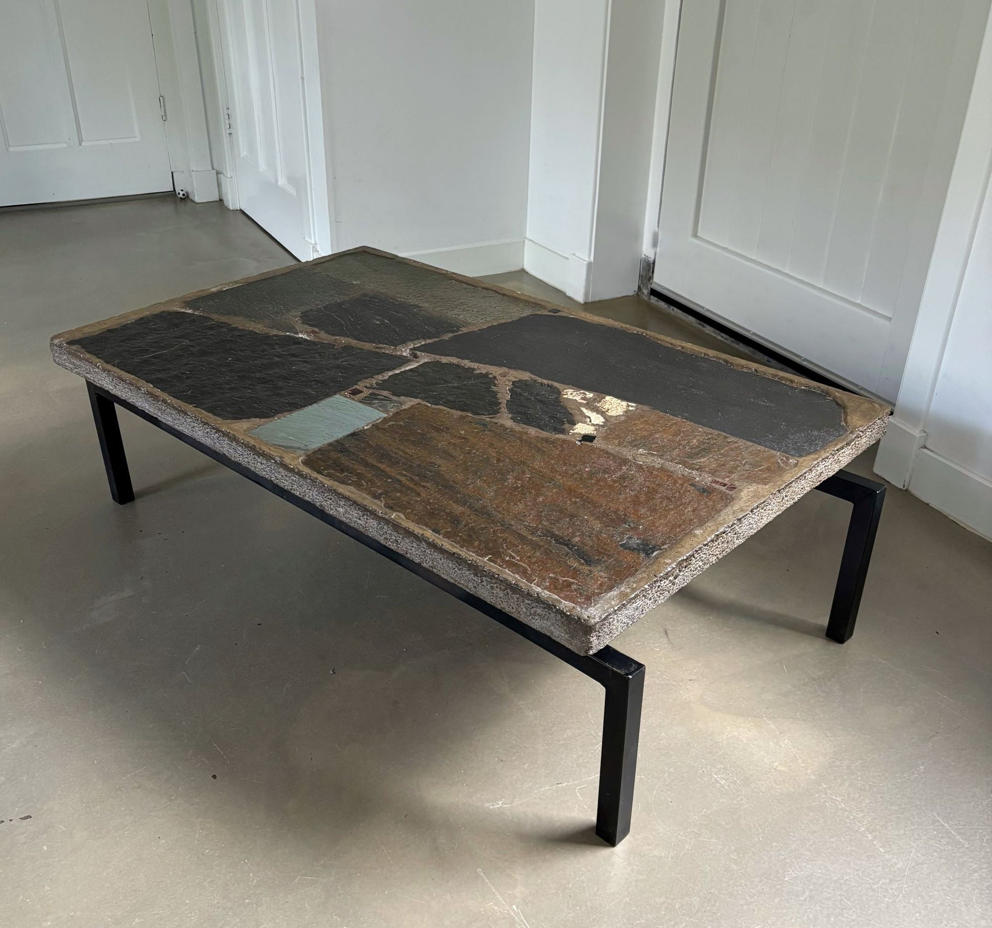 Early brutalist coffee table, Paul Kingma, 1963, The Netherlands - Collectors - Net.Work