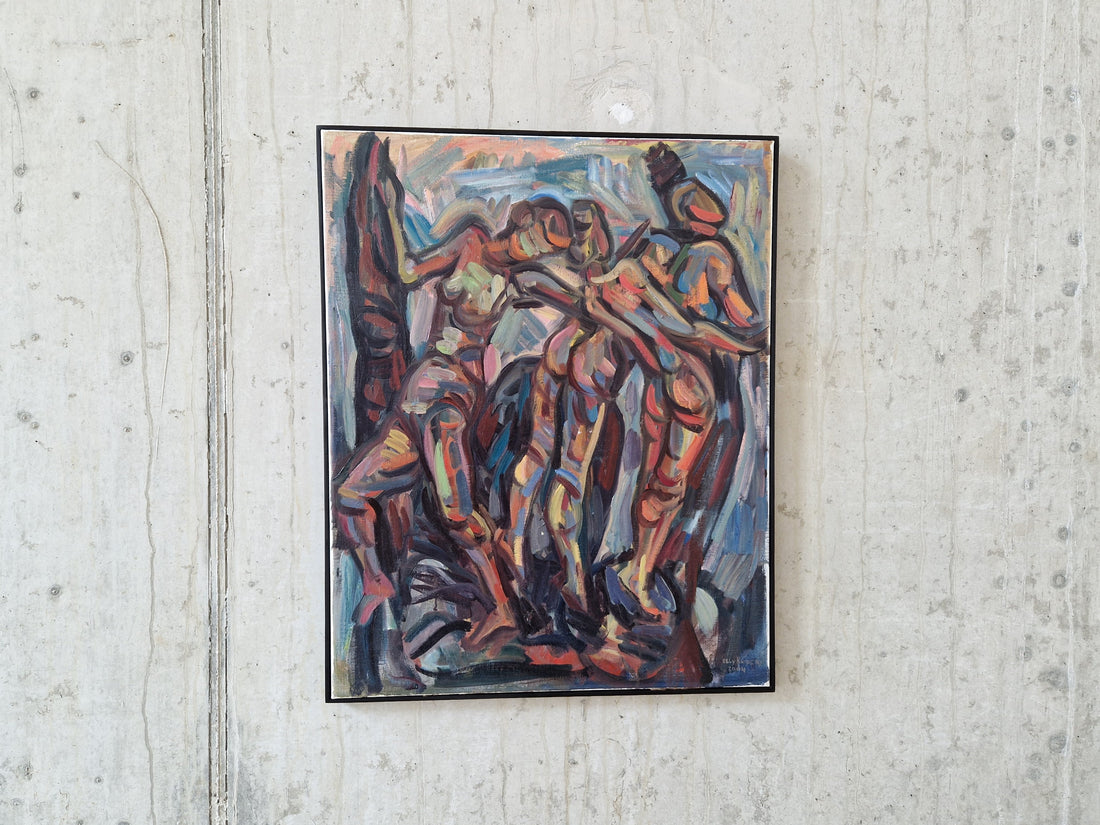 Elly Kuipers Painting of Dancing Nudes, 2004 - COLLECTORS RDAM