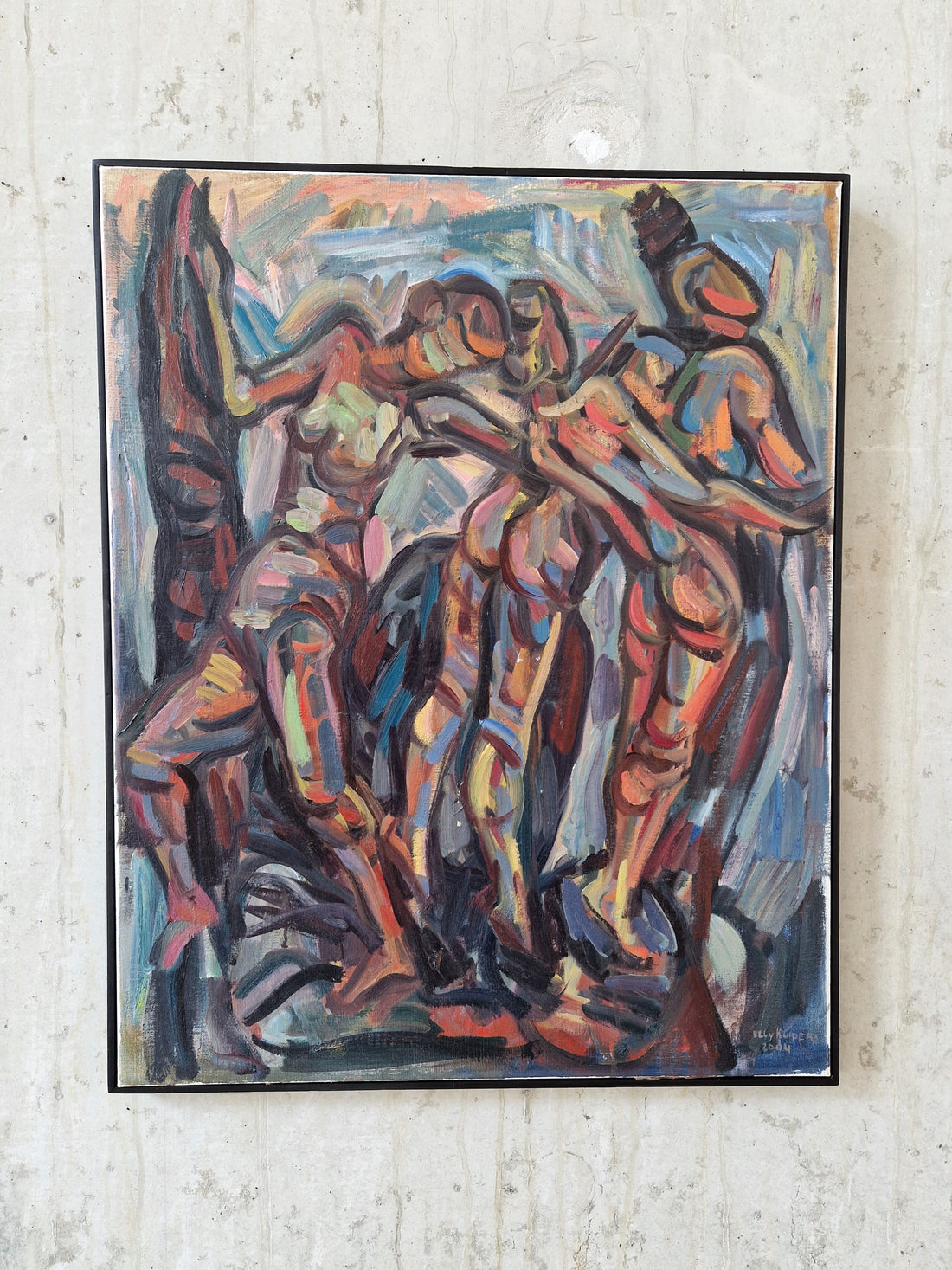 Elly Kuipers Painting of Dancing Nudes, 2004 - COLLECTORS RDAM