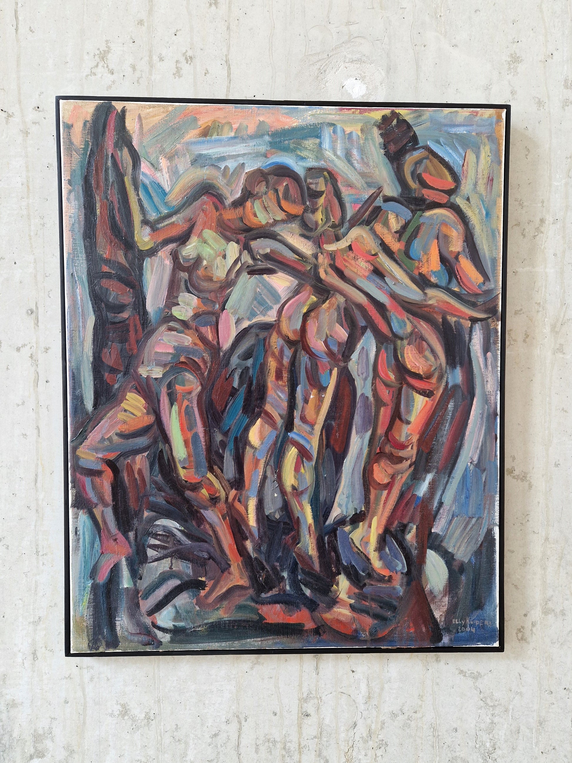 Elly Kuipers Painting of Dancing Nudes, 2004 - COLLECTORS RDAM