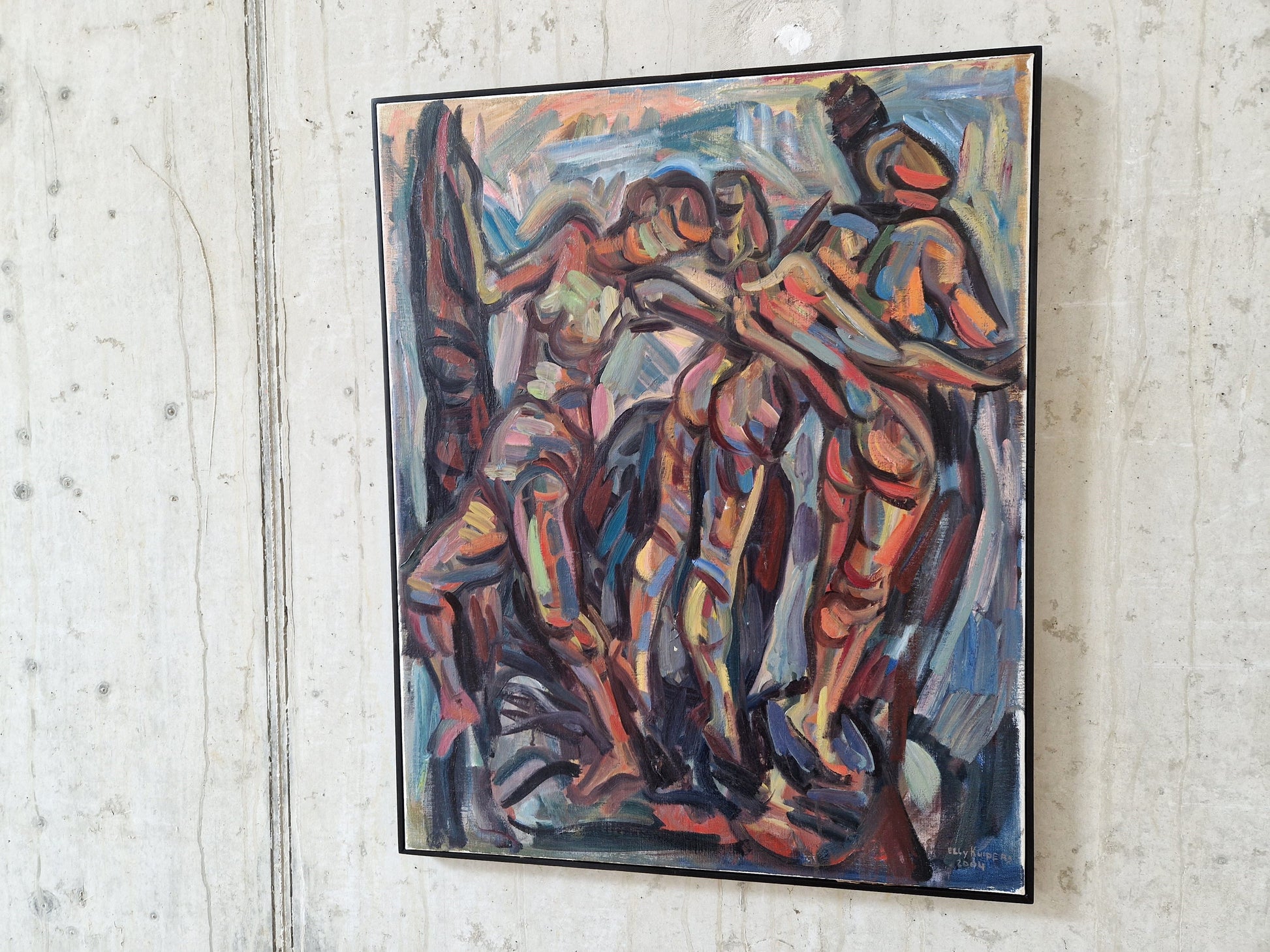 Elly Kuipers Painting of Dancing Nudes, 2004 - COLLECTORS RDAM