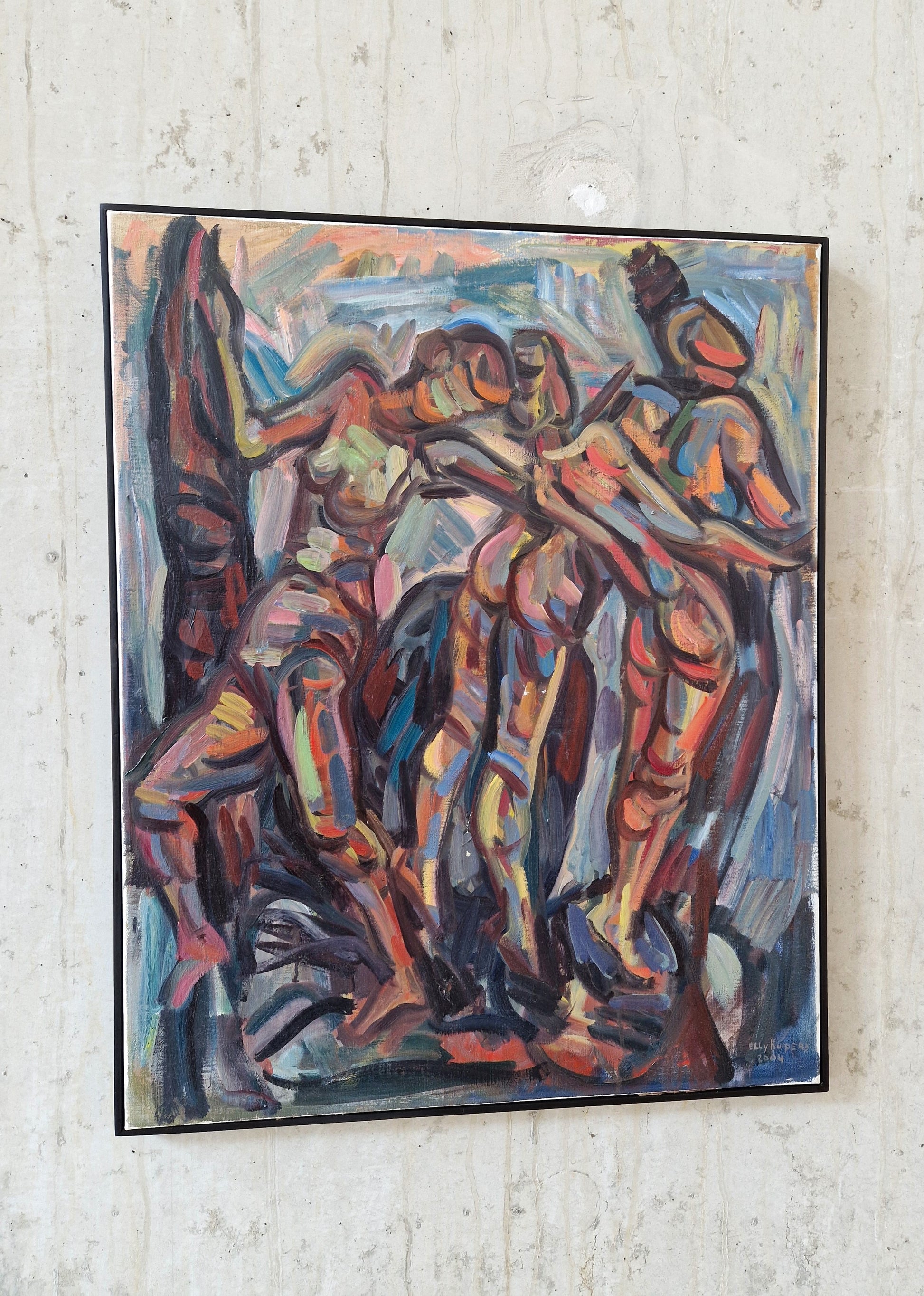 Elly Kuipers Painting of Dancing Nudes, 2004 - COLLECTORS RDAM