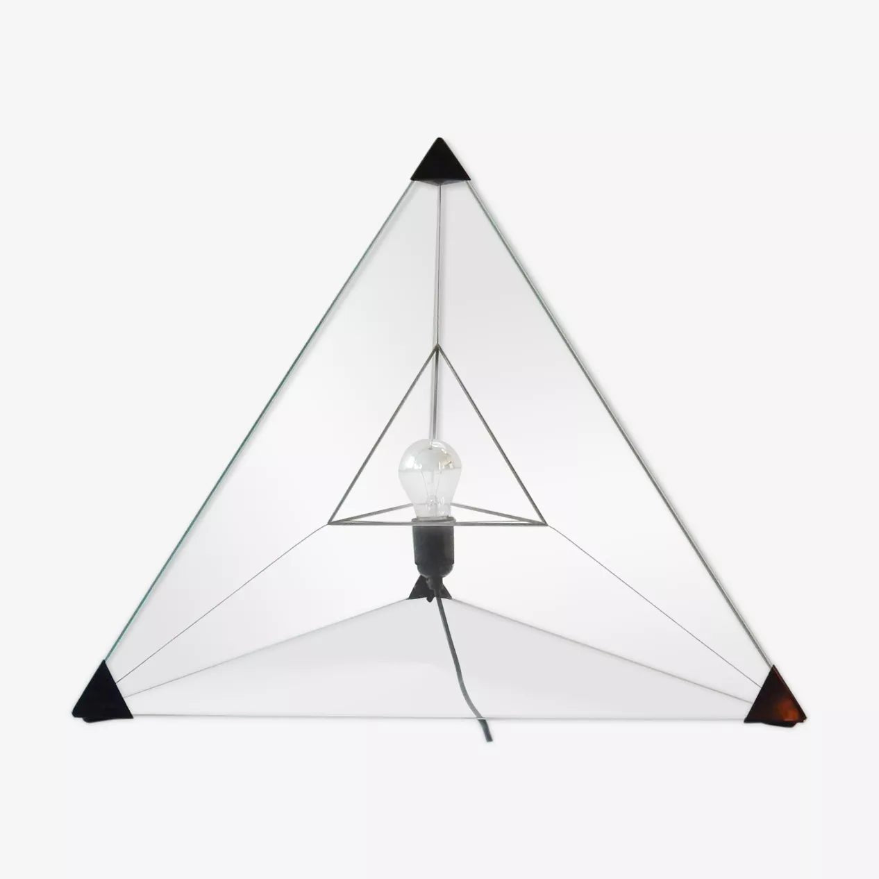 Frans van Nieuwenborg Tetrahedron Table Lamp Indoor 1979 - COLLECTORS RDAM