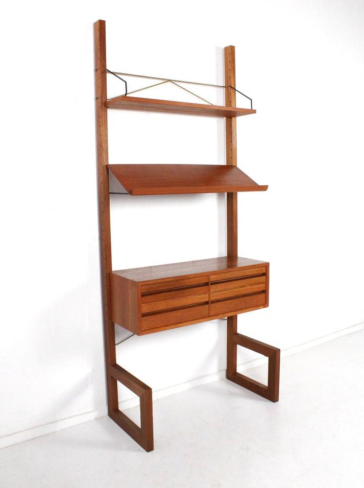 Free standing wall unit, Royal System by Poul Cadovius for Cado, Denmark 60's - Collectors - Net.Work