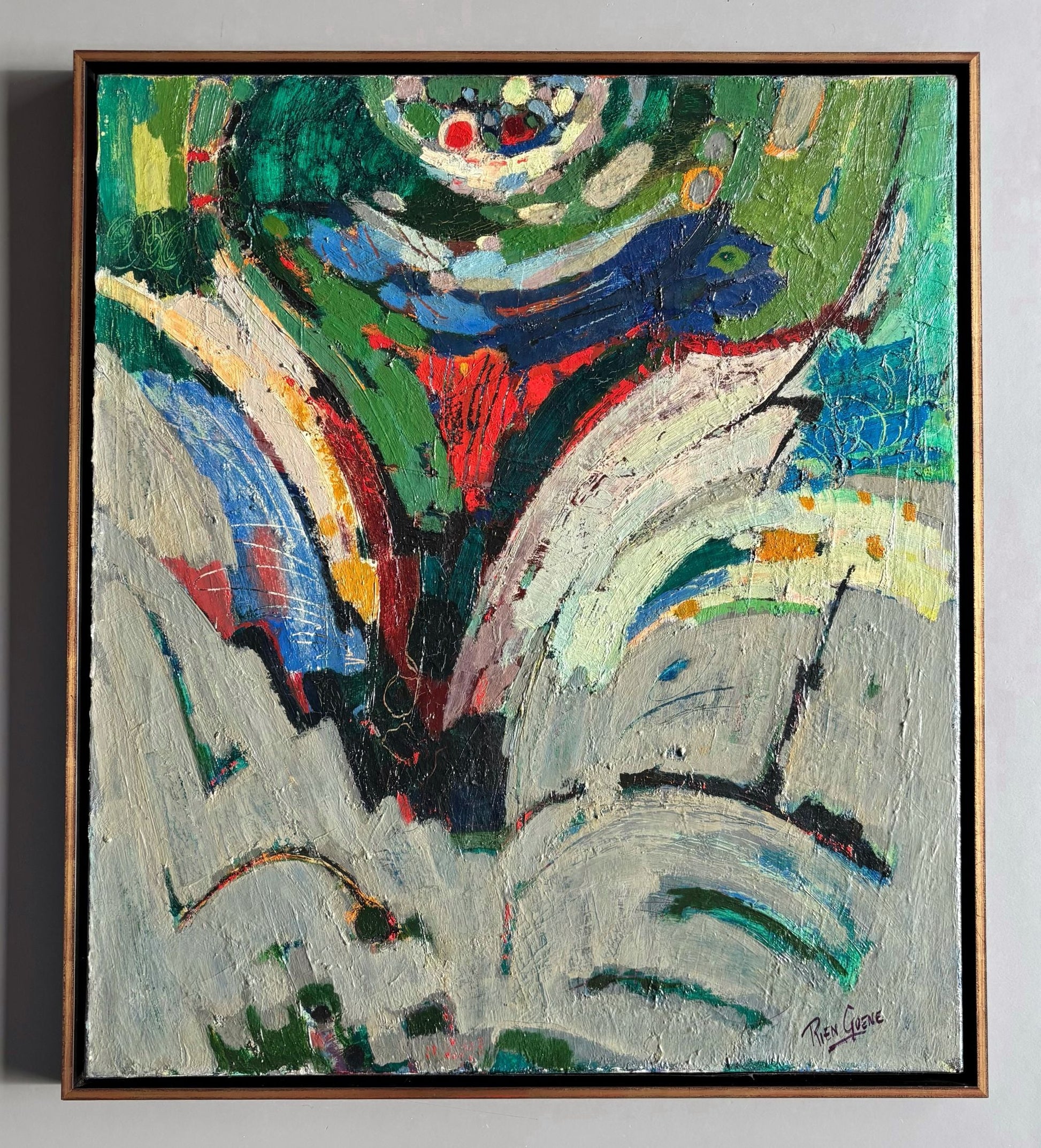 Midcentury abstract composition by Dutch artist Rien Goené (1929 – 2013) - Collectors - Net.Work