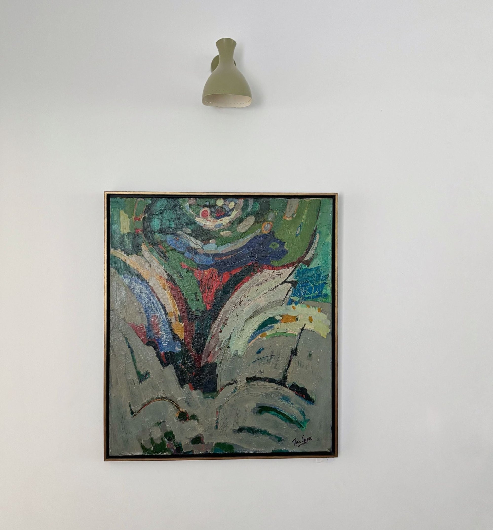 Midcentury abstract composition by Dutch artist Rien Goené (1929 – 2013) - Collectors - Net.Work