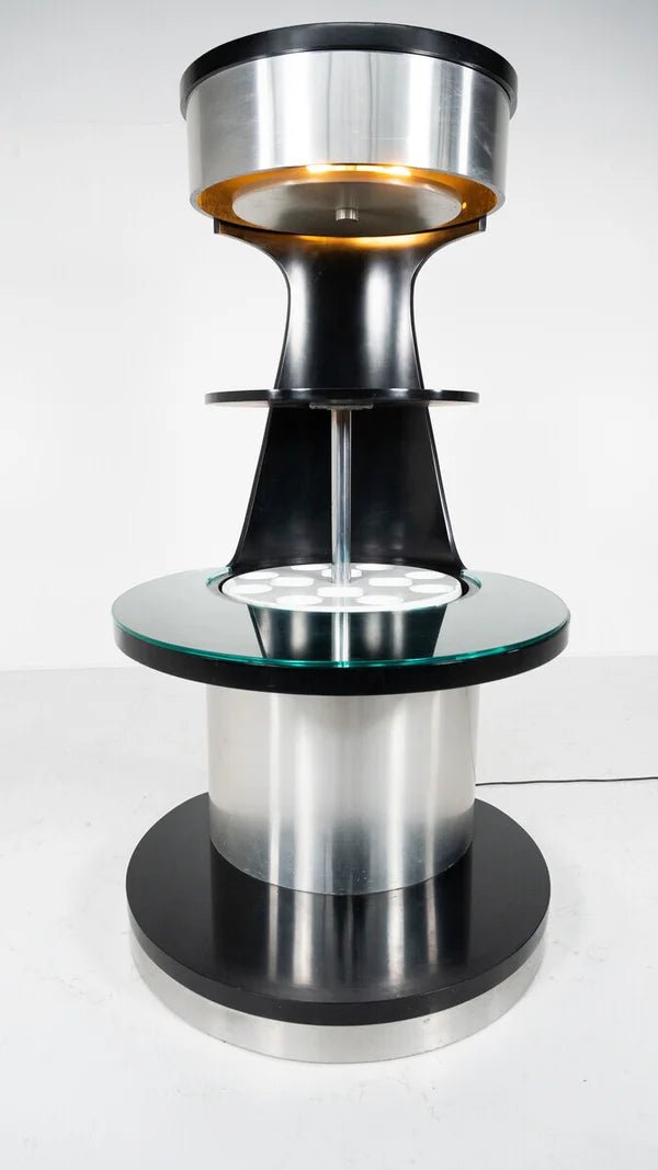 Motorized bar attr. Willy Rizzo, 1970's - COLLECTORS RDAM