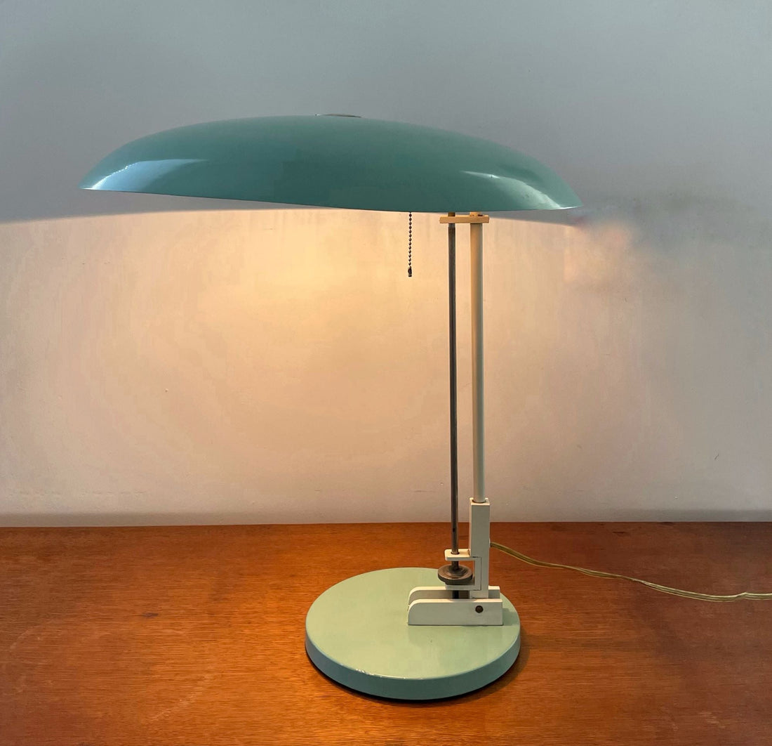 Nedalo industrial table lamp, Dutch design, 1950s - COLLECTORS RDAM