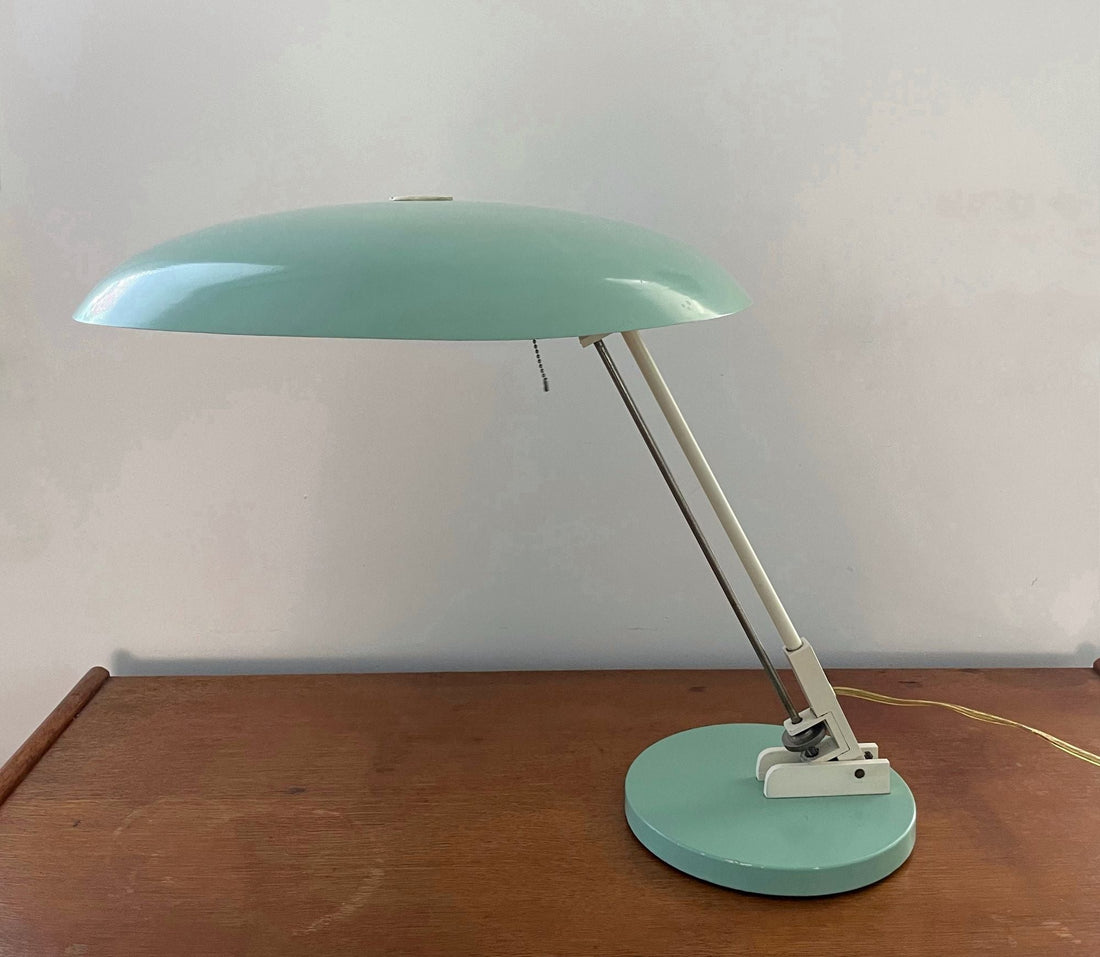 Nedalo industrial table lamp, Dutch design, 1950s - COLLECTORS RDAM
