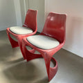 Pair of vintage design chairs by Steen Ostergaard for Cado, 1971 - COLLECTORS RDAM