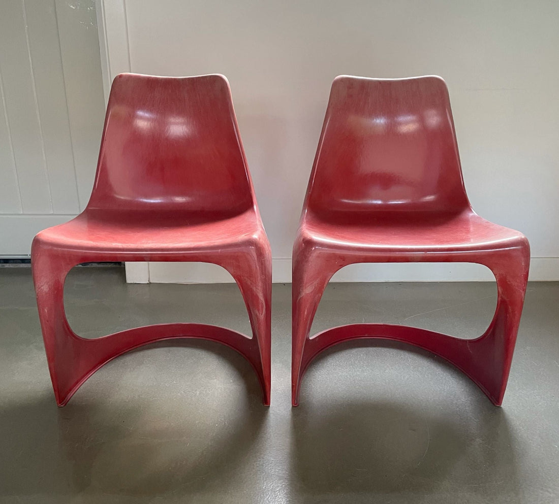 Pair of vintage design chairs by Steen Ostergaard for Cado, 1971 - COLLECTORS RDAM