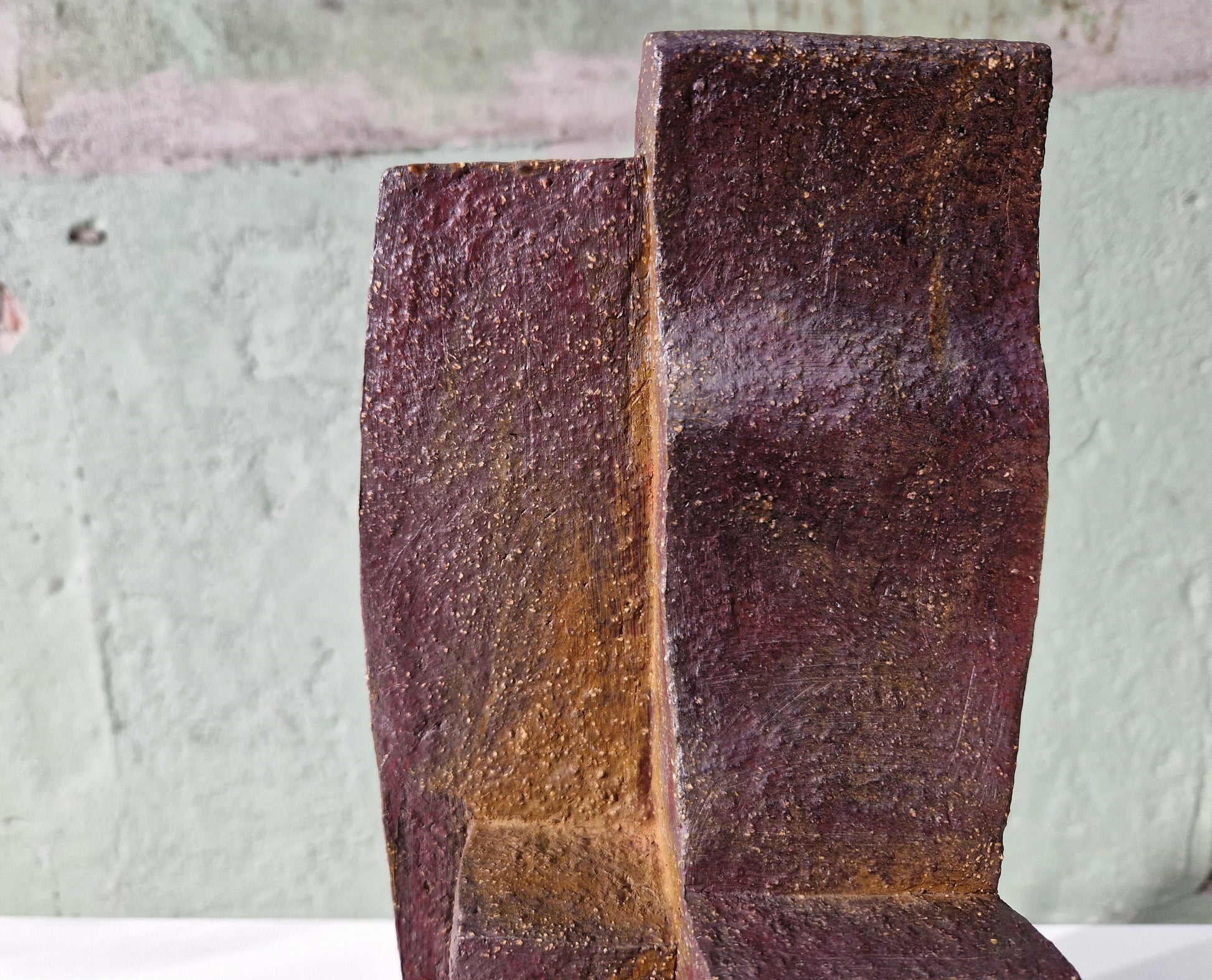 Patinated Cor Dam Sculpture in Fireclay, 1970s - Collectors - Net.Work