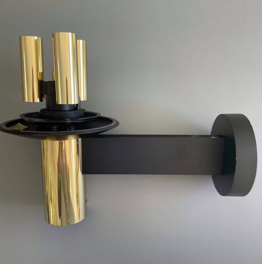 Rare set of large wall lights, Glashütte Limburg, Germany, 1970s - COLLECTORS RDAM