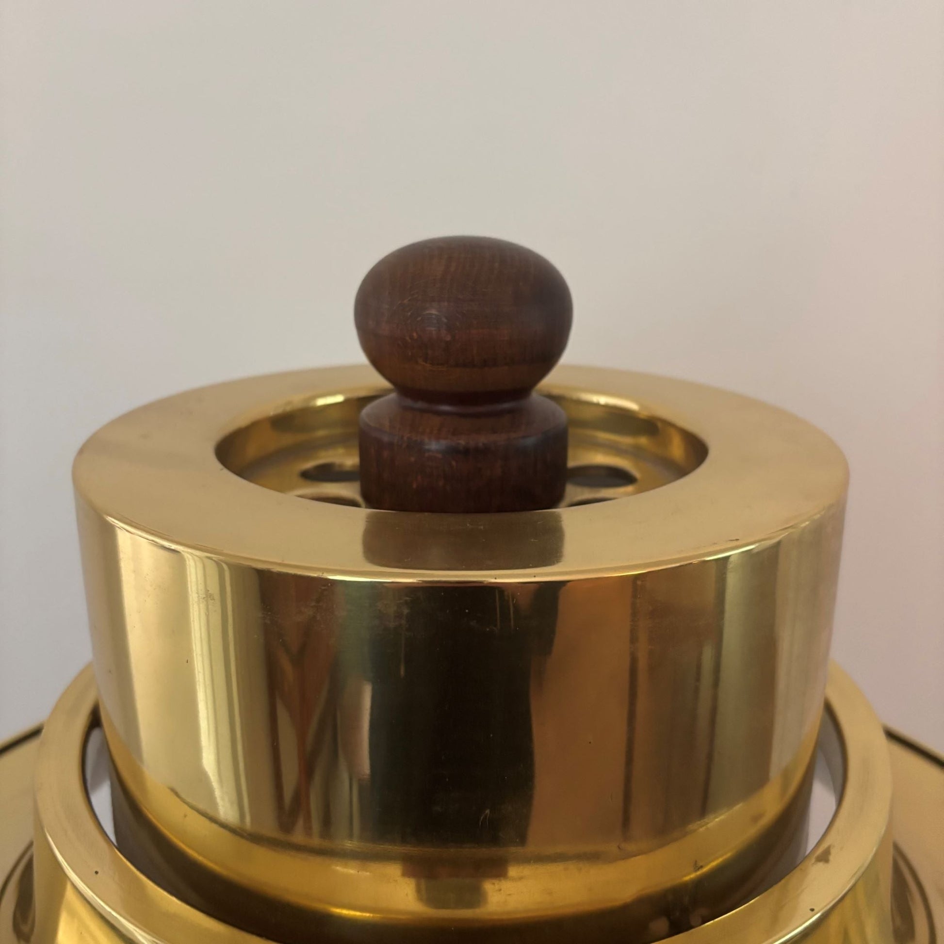 Scandinavian design floorlamp, oak base,aluminium shade – Norlett Elit, Sweden, 1970s - COLLECTORS RDAM