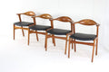 set of 4 Erik Kirkegaard for Høng Stolefabrik chairs model 49 - COLLECTORS RDAM