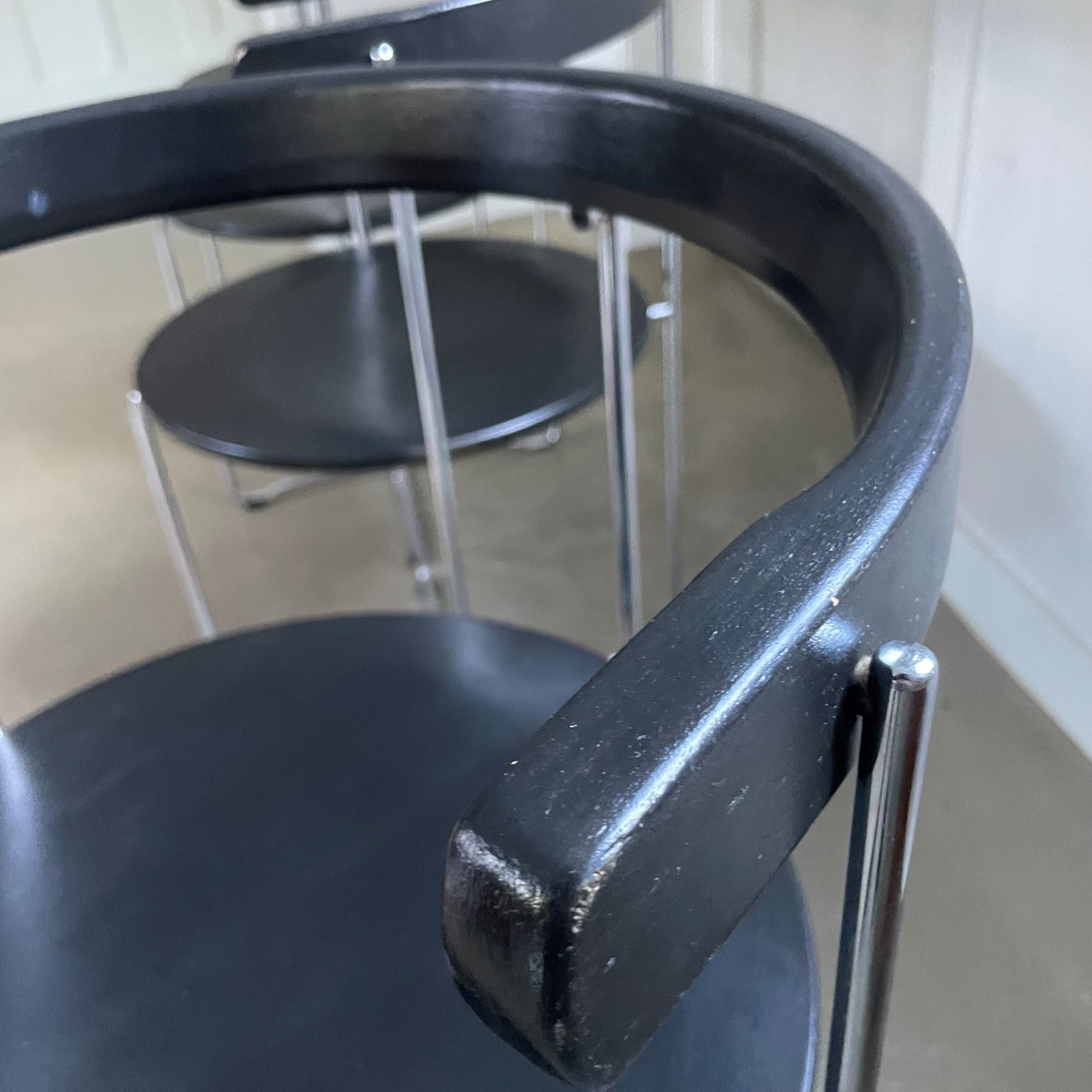 Set of 4 foldable chairs ‘Soley’, V. Hardarson for Kusch & Co, 80s - COLLECTORS RDAM