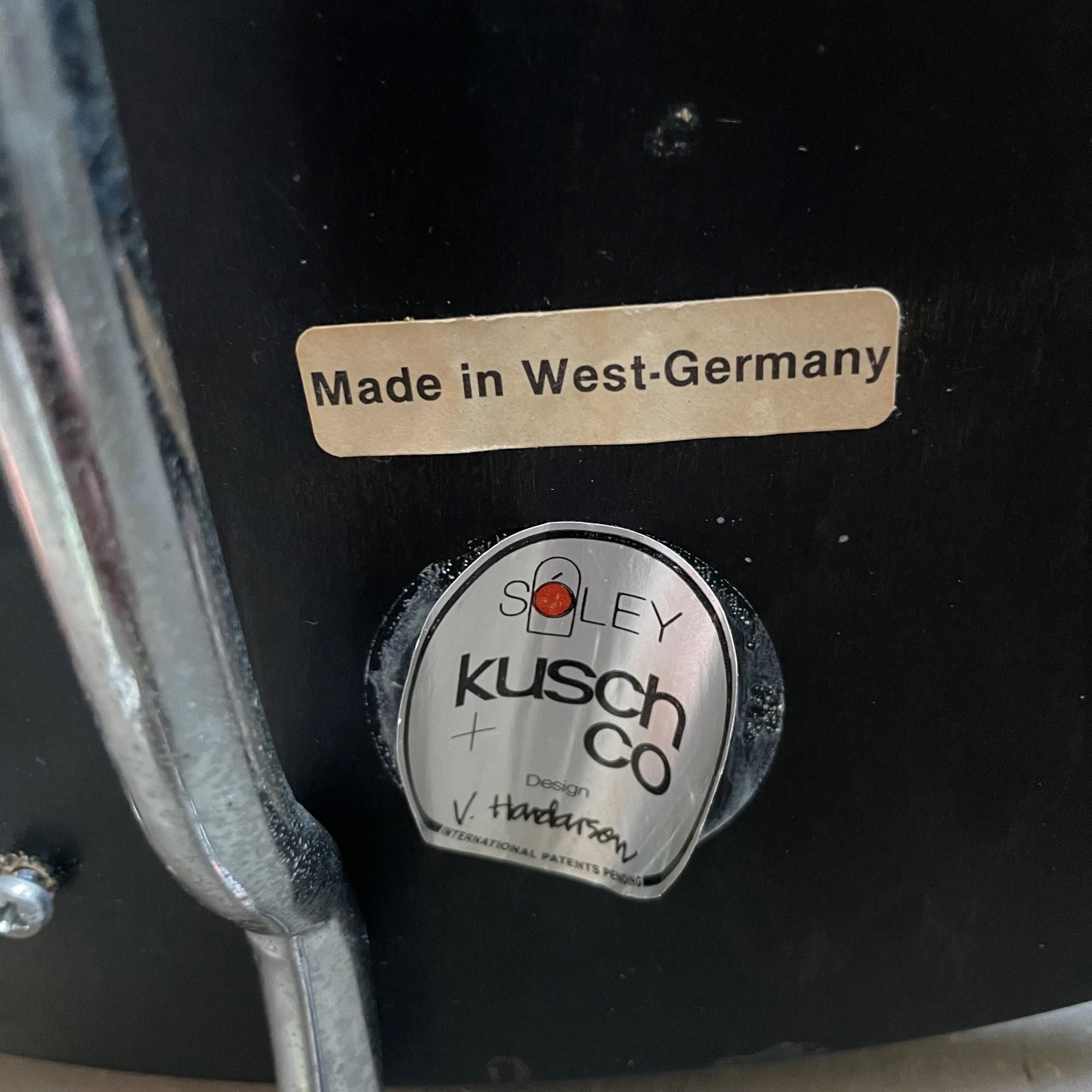 Set of 4 foldable chairs ‘Soley’, V. Hardarson for Kusch & Co, 80s - COLLECTORS RDAM