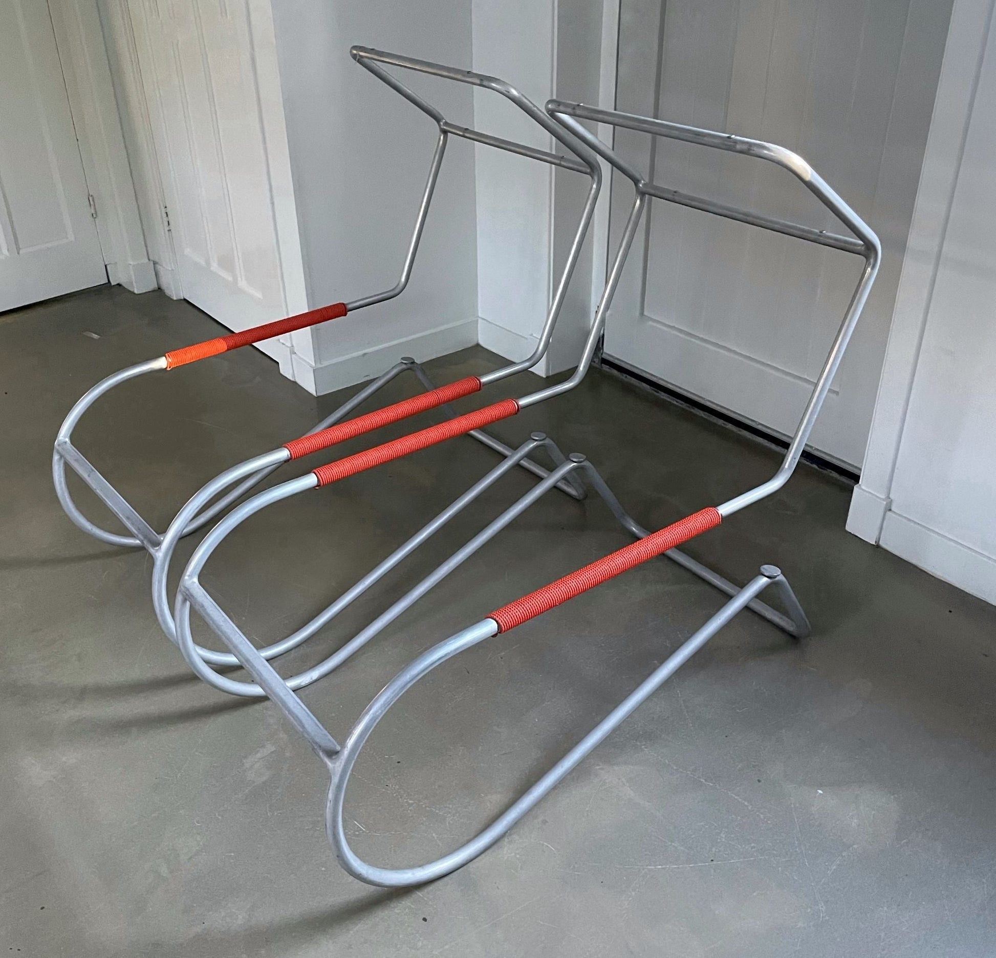 Set of midcentury 'Lido' sun lounge chairs, design Battista and Gino Giudici - COLLECTORS RDAM