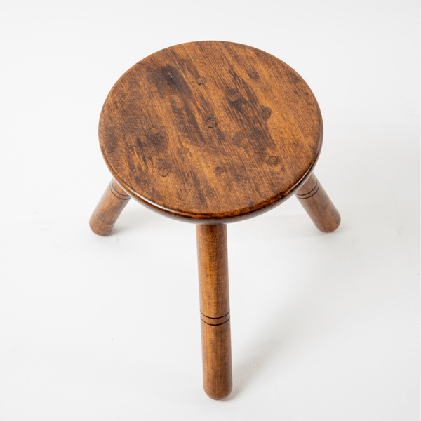 Small french, cow milking stool, 1970's - COLLECTORS RDAM