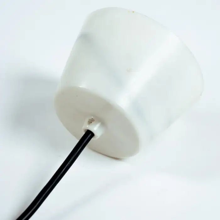 Space Age Danish design Louis Weisdorf Turbo white moon pendant light for Lyfa - COLLECTORS RDAM