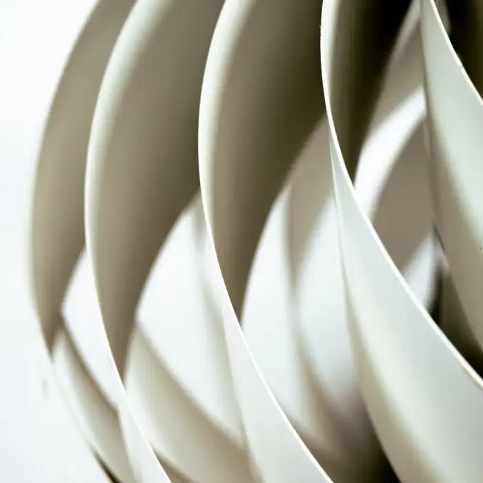 Space Age Danish design Louis Weisdorf Turbo white moon pendant light for Lyfa - COLLECTORS RDAM