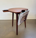 Teak side table with ashtray _ magazine holder, Gorm Mobler, Denmark 1956 - Collectors - Net.Work