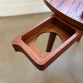 Teak side table with ashtray _ magazine holder, Gorm Mobler, Denmark 1956 - Collectors - Net.Work