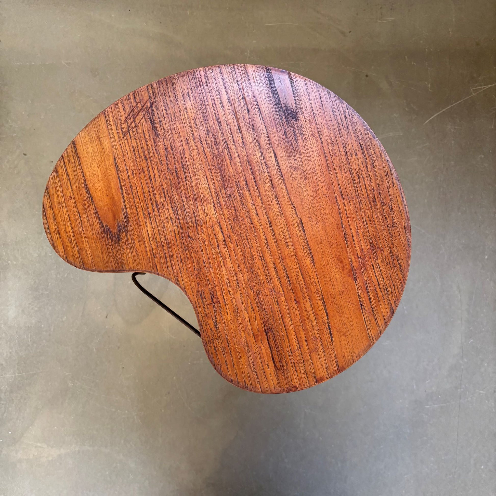 Teak side table with ashtray _ magazine holder, Gorm Mobler, Denmark 1956 - Collectors - Net.Work