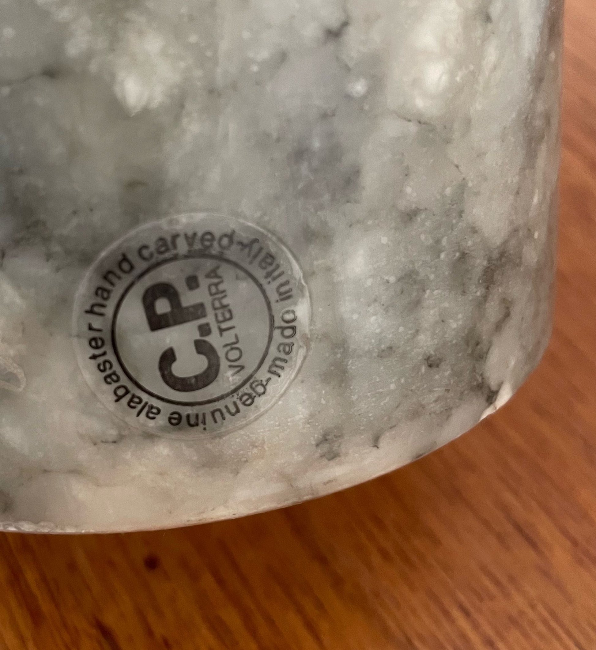 Vintage Italian table or desk lamp, Solid albast base - COLLECTORS RDAM