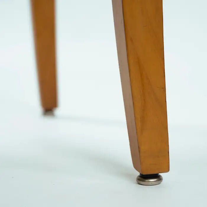 Walnut and papercord dining chairs by Molteni &C, stackable, 4, Italy 1990s - COLLECTORS RDAM