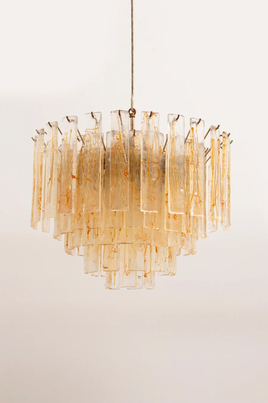 XXL Mazzega Murano Glass Chandelier, 1970s, Italy - COLLECTORS RDAM
